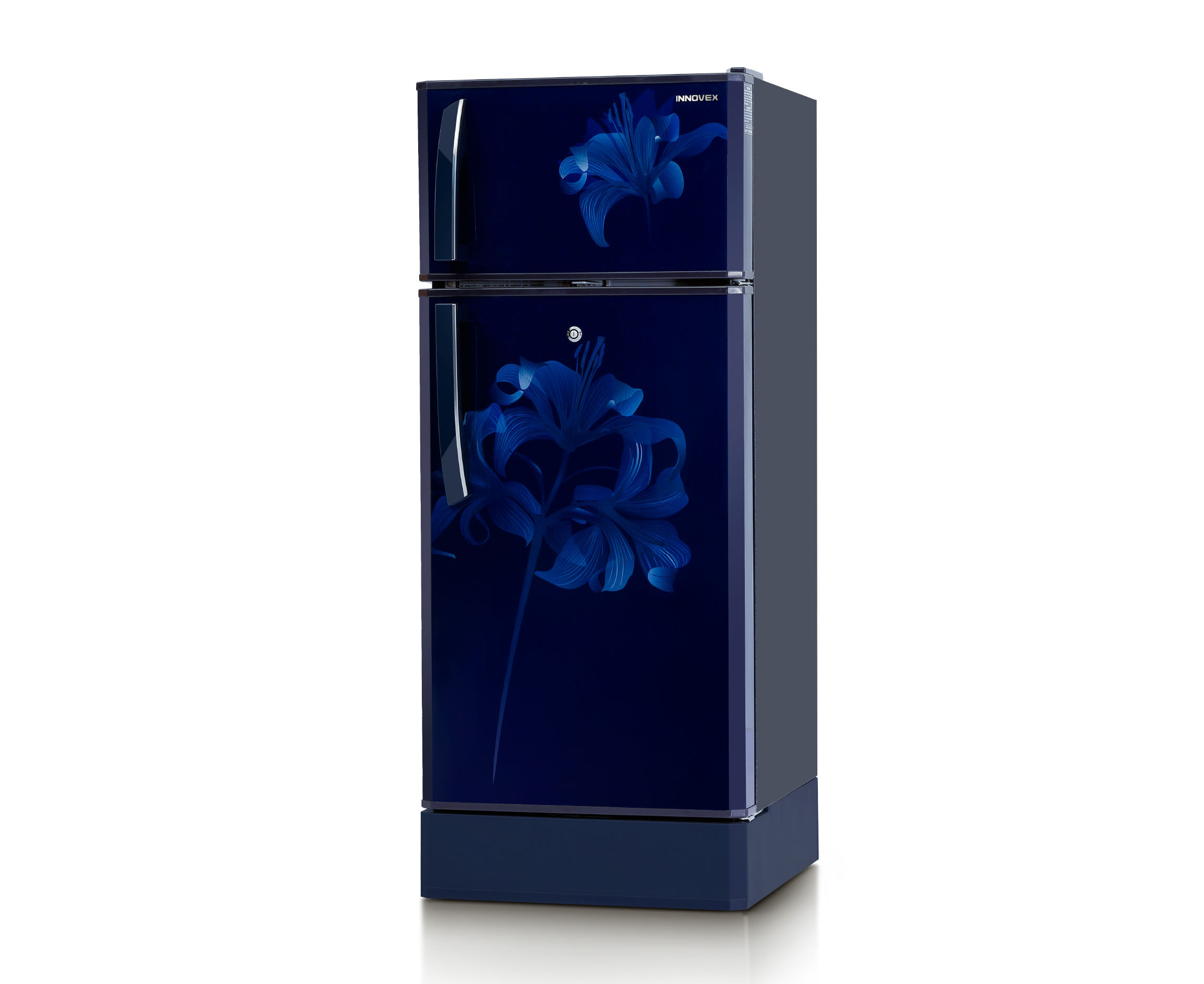 Innovex Direct Cool Double Door Refrigerator 180Ltr-Blue Lilly