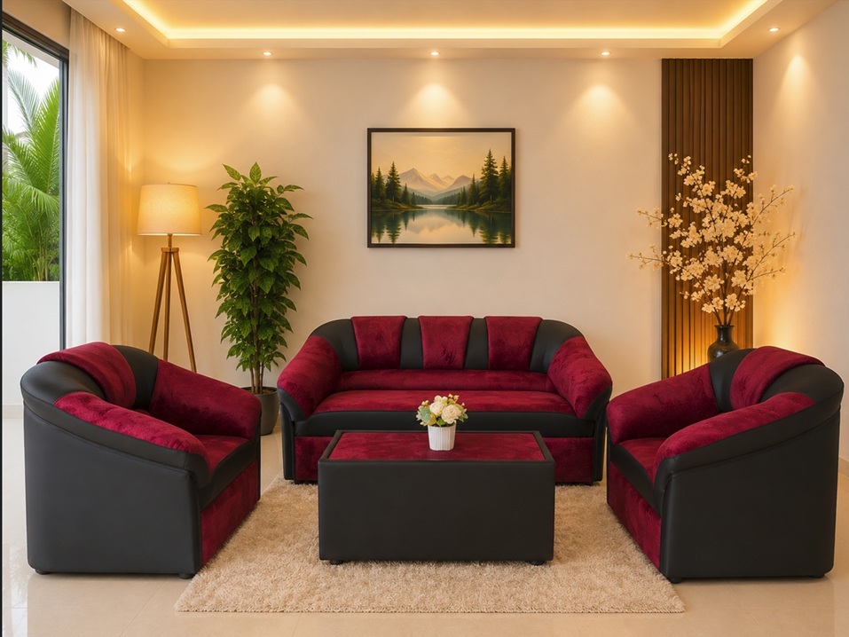 Araliya Sofa 3+1+1 Full Set